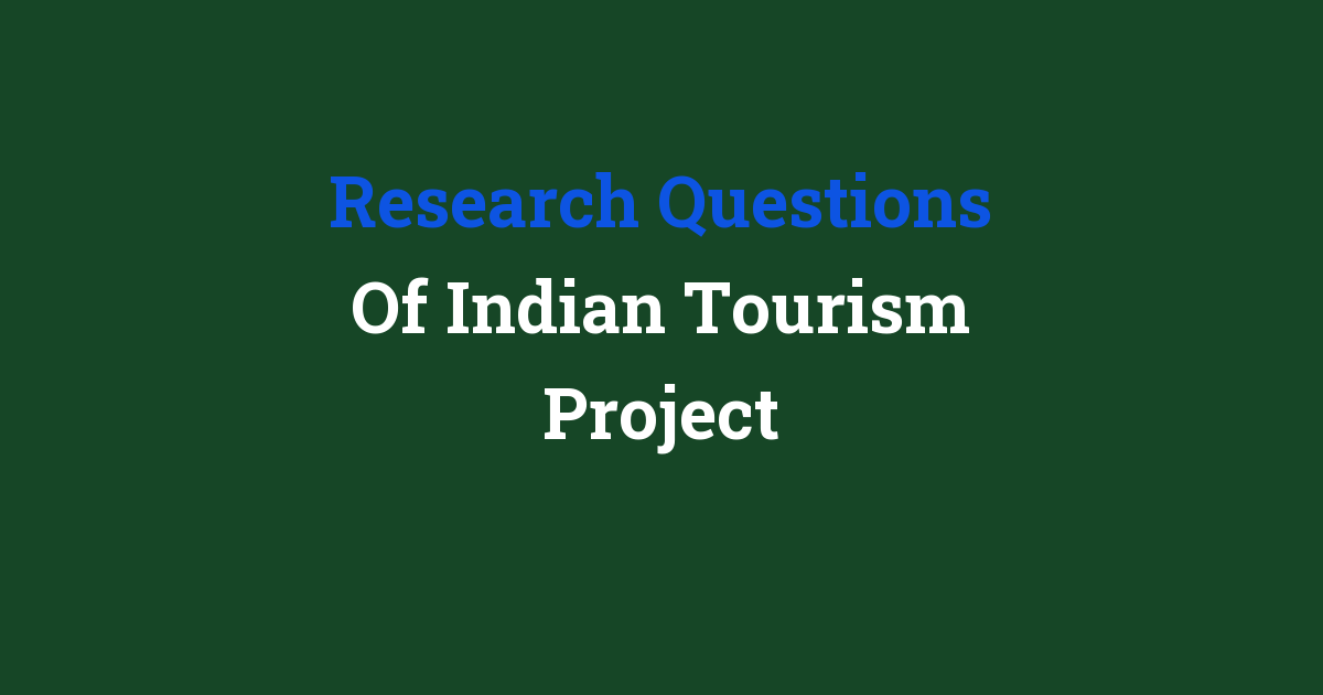 research questions on tourism